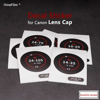 Lens Cap Decal Skin For Canon Rear Lens Cap 50 1.2 RF100-500 70-200 RF24-70 RF24-105 RF85F1.2 RF15-35 Premium Warp Film Sticker