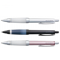 日本UNI三菱JetStream溜溜筆α-gel阿發軟墊系列SXN-1000-07緩衝吸震技術，減緩書寫時手指的壓力