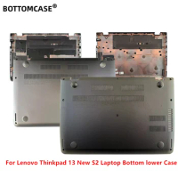 BOTTOMCASE New Bottom Base Cover for Lenovo for Thinkpad 13 New S2 Laptop Bottom lower Case Black and Silver