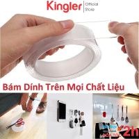 Cuộn Băng Dính 3M, Keo Dán 2 Mặt Trong Suốt, Băng Keo Chống Thấm, Dính  Trên Nhiều Bề Mặt, Tái Sử Dụ
