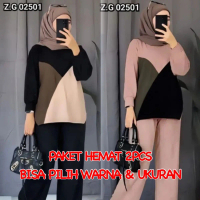 BELI SATU GRATIS SATU LD 110 & LD 130 Melya One Set Jumbo Bahan Cringkel Airflow
