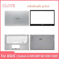 New For ASUS Vivobook 14 X409 X409F X409MA Y4200J Y4200F Laptop LCD Back Cover Front Bezel Upper Palmrest Bottom Case Keyboard