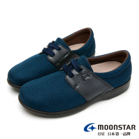 【MOONSTAR 月星】女鞋自在行走系列-日本製輕量柔軟樂步鞋(藍色)
