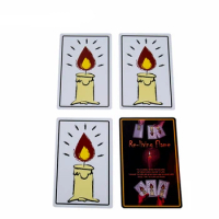 Fun Relighting Candles Cards Magic Tricks Re-Living Flame Card Close Up Street Magic Props Illusion Mentalism Comedy Accessories