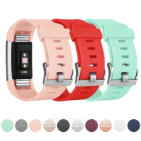 Soft Silicone Strap for Fitbit Charge 2 Band Wristband Watchband Bracelet Strap for Fitbit Charge 2 Bands Smartwatch Accessories