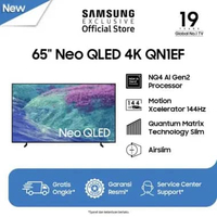 [Online Exclusive] Samsung Smart TV 65" Neo QLED 4K QN1EF | NQ4 AI Gen 2 Processor | AirSlim Design 