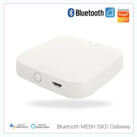 NEW Tuya Bluetooth Gateway Hub Smart SIG Mesh WiFi Smart Life APP Remote Control Work with Alexa Google Home