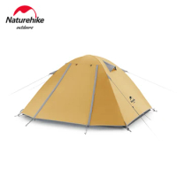 Naturehike Ultralight Tent 3-4 Person Double Layer Tents Waterproof Beach Tent Tourist Hiking Fishing Tent Outdoor Camping Tent