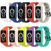 Silicone band for Huawei Honor Band 6 Wrist Strap Smart Watch Bands Bracelet Fitness Loop For Huawei Band 6