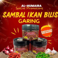 TERBARU!!SAMBAL IKAN BILIS GARING                             (AL-HUMAIRA)(100G-+)
