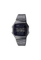 Casio Vintage Men's Digital Watch A168WGG-1B Black Stainless Steel Watch