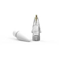 【eiP】Apple Pencil 金屬筆尖+耐磨替換筆尖2入組(適用Penoval AX Pro 2 / iPad 觸控筆)