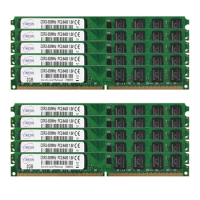 10pcs DDR2 2GB 667MHz 800MHz UDIMM RAM PC2-5300 6400 240 Pins 1.8V Non-ECC Unbuffered Desktop Memory 2g DDR2 RAM