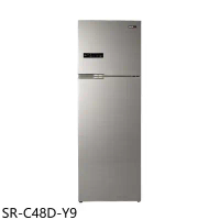 聲寶【SR-C48D-Y9】480公升雙門變頻晶鑽金冰箱(含標準安裝)(7-11商品卡700元)