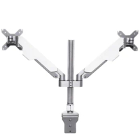 Dual Monitors Select Gas Spring Aluminum Monitor Arm For 10~32 Inch