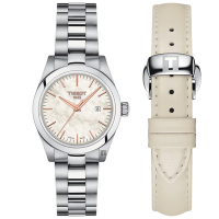 TISSOT 天梭 官方授權 T-MY LADY 珍珠貝女錶 520送禮首選-29.3mm T1320101111100