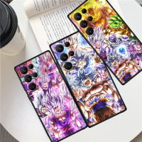 Gokus D-Dragon Balls Art For Samsung Galaxy S23 S22 S21 S20 FE S10 S9 S10E S8 Plus Ultra Lite 5G Black Phone Case
