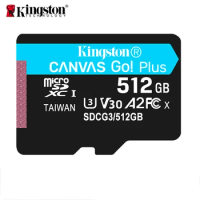 Kingston 128GB TF (MicroSD) Memory Card Dash Cam Mobile Phone Memory Card U3 V30 A2 4K Reading Speed 170MB/s