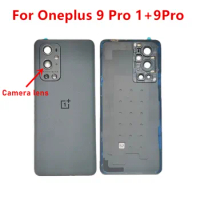 New Original For Oneplus 9 Pro 1+9Pro Phone Protective Back Battery Cover Housings Case Durable Mobile Frame with Camera lens