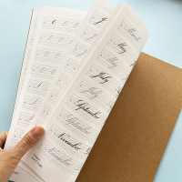 A4 Size Adult English Handwriting Practice Workbook - Educational Toy for Calligraphy and Typography