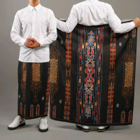 Sarung Batik Songket Katun Polyester Kain Sholat Motif Printing Muslim Santri Pria Dewasa Pekalongan