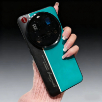 Dành cho Xiaomi 15 Ultra 15 Pro 15 Mi 14 Ultra 14 13 Ultra Đèn Ngủ Phát Sáng Dòng Hai Màu Da Heo Chấ