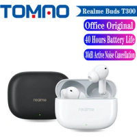 Realme Buds T300 Bluetooth 5.3 Wireless Earphone 30dB Active Noise Cancelling 40 Hours Battery Life IP55 Waterproof Headphone