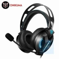 ONIKUMA M180PRO-B-LED 3.5MM+Y LED 遊戲耳機