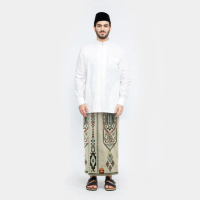 Sarung BHS Infinity Bronze Motif V32 EKB Cream
