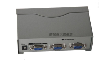 VGA接口圖像視頻信號放大液晶拼接分配器 1分2 1進2出 監控分割器