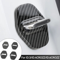 Penutup Pelindung Gancu Kunci Pintu Kereta, Set 4Pcs, Kusyen Penyerap Kejutan Pintu, Pad Anti-perlan