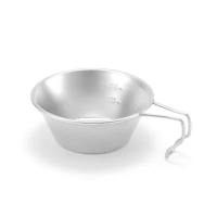 Picnic Bowls BBQ Stainless Steel Sierra Cup Outdoor 304 Stainless Steel Snow Bowl Portable Lightweight Snow Bowl Sierra Cup