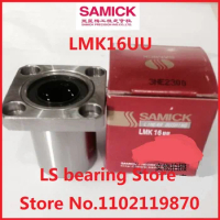 1pc 100% brand new original genuine SAMICK brand linear flanged(Square) bushing bearing LMK16UU