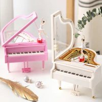 Charming Piano Sound Box with Mood Lighting - Classic Symbol of Romance, Perfect Gift (AA batteries not included)