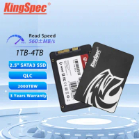 kingspec 4TB SSD Drive 1TB 2TB SATA Disk Internal Solid State Hard Drive For laptop hard disk Desktop Computer SD Disk 2.5 inch