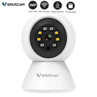 Vstarcam 3MP Wireless WIFI PTZ Camera Smart Home Indoor WiFi Surveillance Audio Cam CCTV Auto Tracking Security Baby Monitor