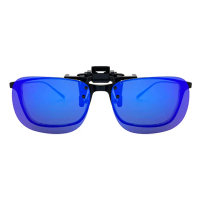 【SUNS】近視專用 MIT偏光 藍水銀 夾片 Polaroid太陽眼鏡/墨鏡 抗UV400(大板無框/防爆鏡片/防眩光)