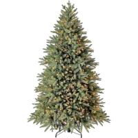Evergreen Classics 6.5 ft Pre-Lit Colorado Spruce Artificial Christmas Tree, Warm White LED Lights christmas decorations