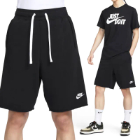 【NIKE 耐吉】ASMNK CLUB ALUMNI LBR FT SHORT 男款 黑色 休閒 運動 短褲 DX0767-010