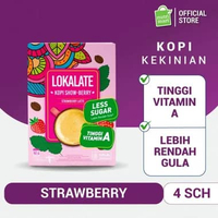 Lokalate Kopi Showberry 4 sch - Kopi Stroberi Strawberry Latte