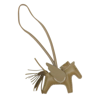 HERMES 愛馬仕【再降價】大象灰 牛皮 Roder pegasus MM 飛馬 吊飾 W刻 【二手名牌BRAND OFF】