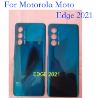 1pcs New Original For Motorola Moto Edge 2021 Motoedge2021 Back Battery Cover Housing Rear Back Cover Housing Case Repair Parts