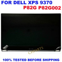 LCD Touch Screen For Dell XPS 13 9370 P82G P82G002 Replacement Complete Assembly With Hinges 9Y5M5 66PFR