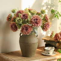 手扎把束千層太陽花向日葵仿真花擺件客廳裝飾品2021新款復古假花