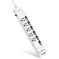 PowerSync 群加 TS65Q918 1.8米防雷擊快充延長線 白色