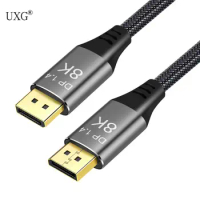 DisplayPort 1.4 8K 60hz Cable Ultra-HD UHD 4K 144hz DP to DP Cable 7680*4320 for Video PC Laptop TV