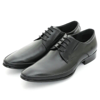 【bac】超輕量皮鞋 嚴選舒適真皮商務紳士鞋(黑色)