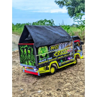 PROMO MURAH MINIATUR TRUK OLENG FULL VARIASI LAMPU DAN TERPAL MAINAN ANAK RC WAHYU ABADI BREWOG AUDI