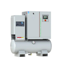 11KW 1140L/min 8bar Integrated Oil-Free Scroll Air Compressor Permanent Magnet Drive Frequency Conversion Control Convenient