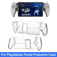 Game Accessories Handheld Console Case Transparent Shockproof Full Coverage Shell Crystal Hard for Playstation 5 Portal